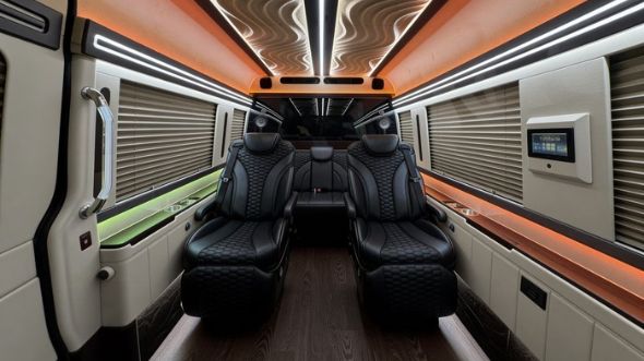 8 passenger sprinter van interior mesa
