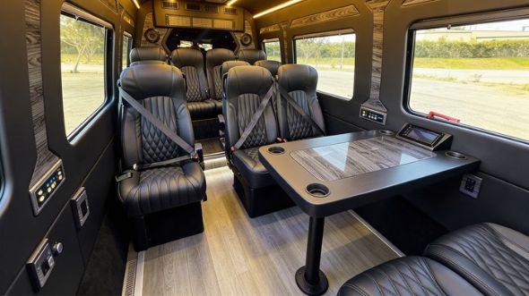 scottsdale 12 passenger sprinter van interior