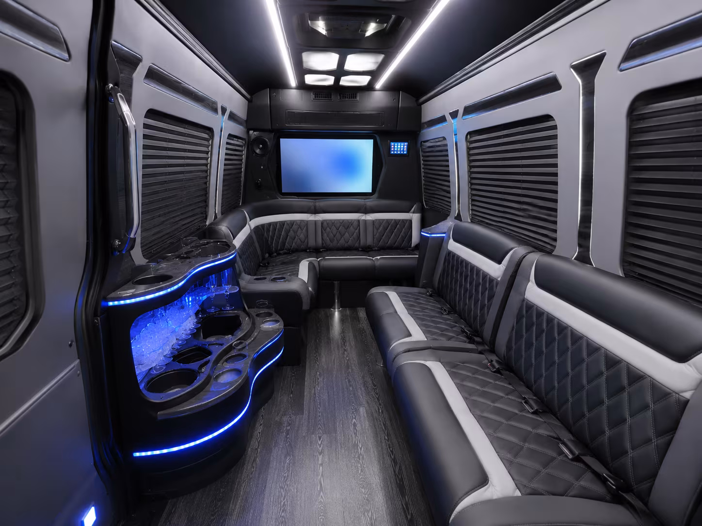ceremony to reception sprinter van transfers and multi venue wedding day transportation in scottsdale