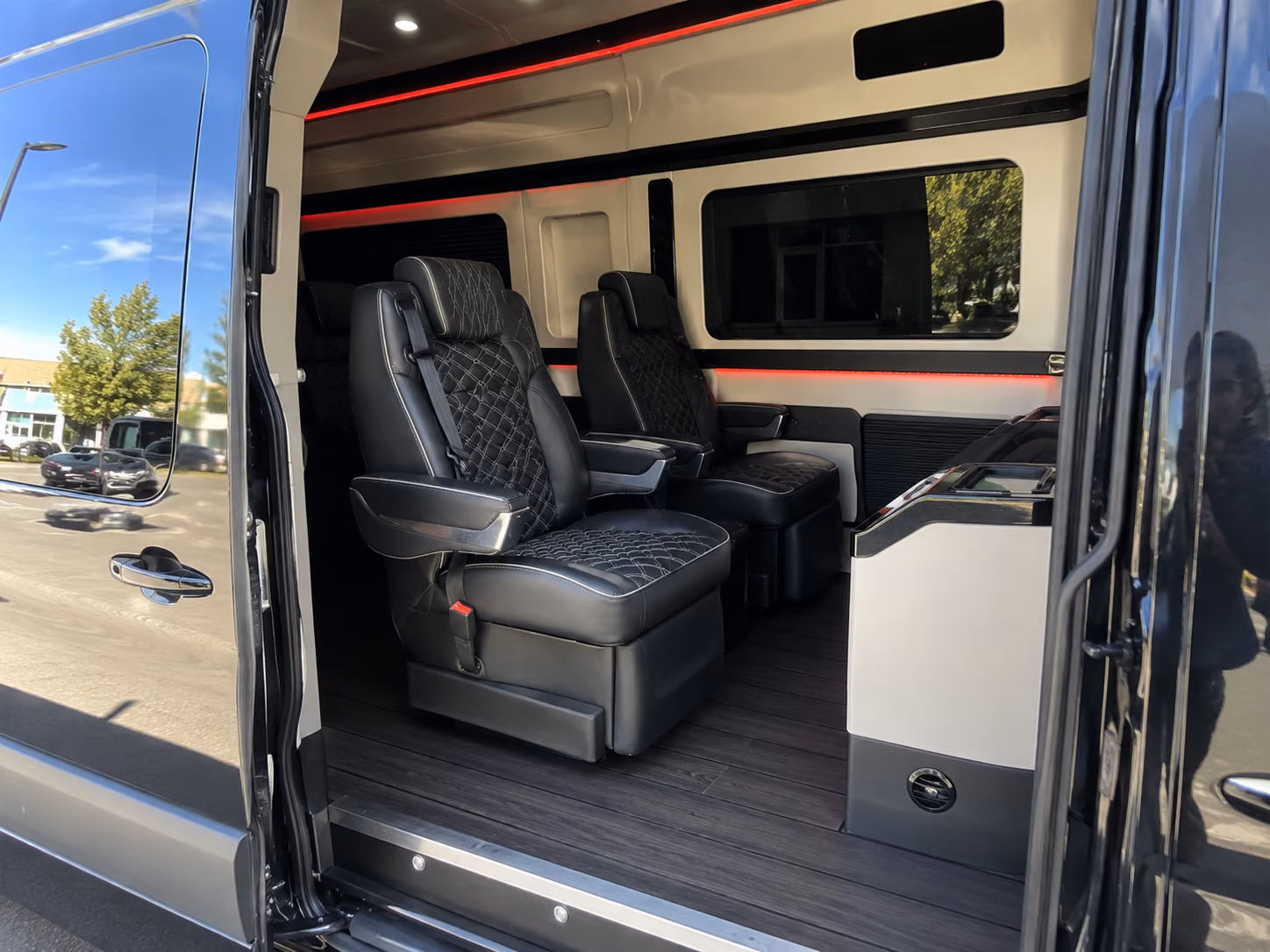 scottsdale 10 passenger sprinter van inside