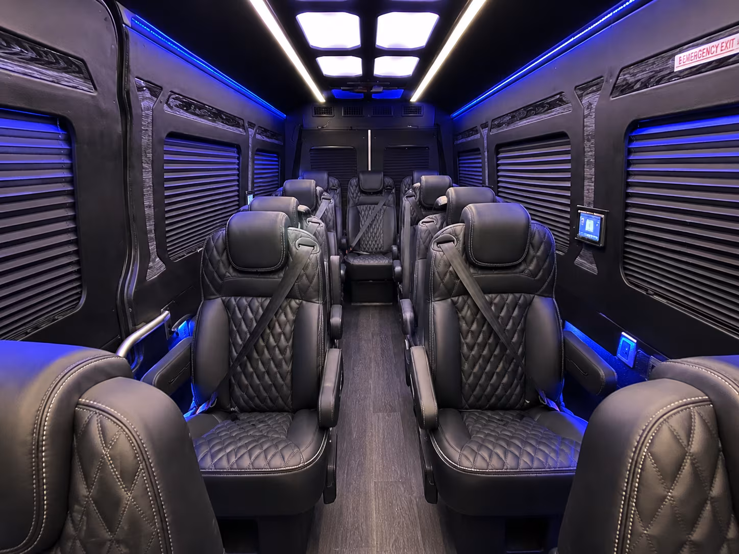 scottsdale 12 passenger sprinter van inside