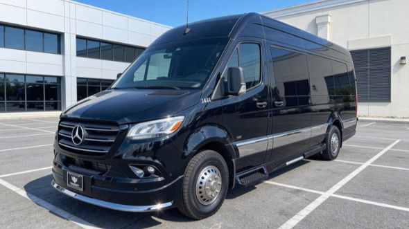 surprise wedding sprinter van rental